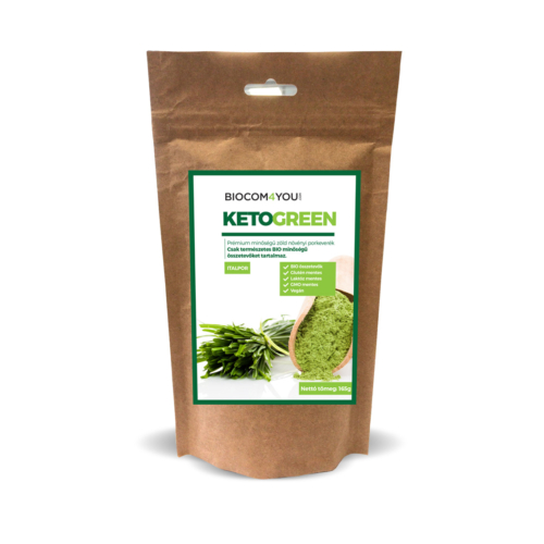 Biocom KetoGreen növényi por utántöltős 150 g 