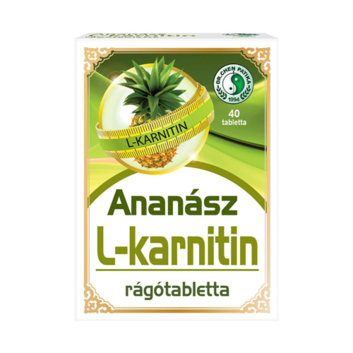 Ananász rágótabletta L-karnitinnel - 40db