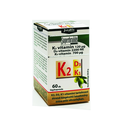 K2-vitamin 120µg – D3-vitamin 2200NE – K1-vitamin 700µg 60 db