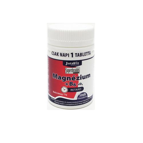 Magnézium 250mg +B6 nyújtott kioldódással (50 db)